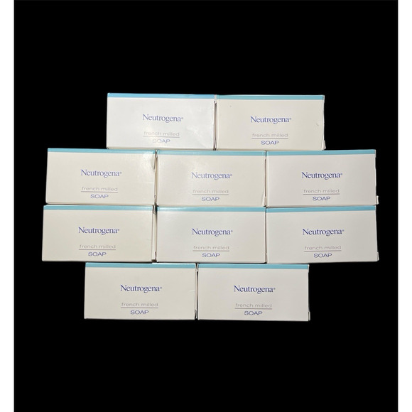 Lot of 10 Neutrogena French Milled Bath Soaps ~1.20 oz Travel Size/Hotel Bars - Picture 3 of 5